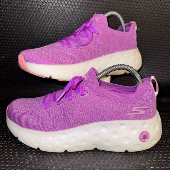 Skechers Shoes - Skechers Women's Purple Knit Athletic Slip-On Sneakers